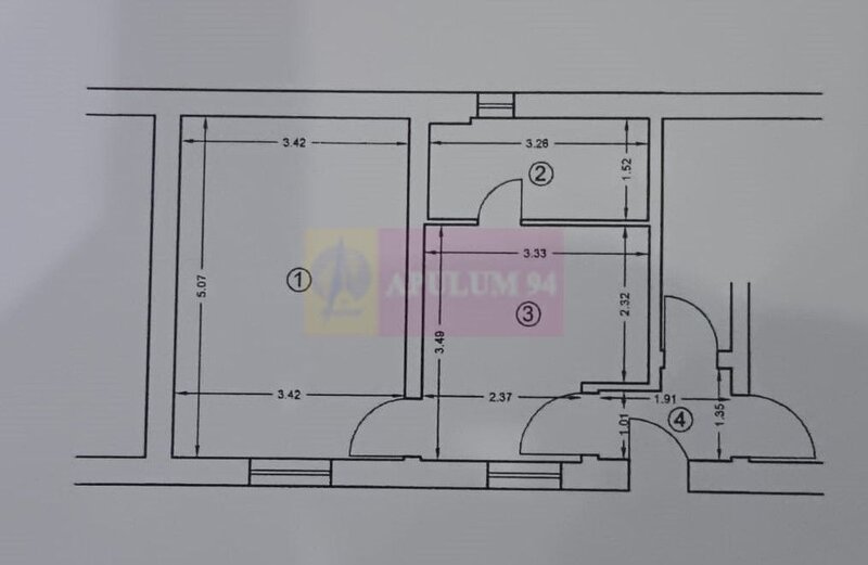 Casa 1 camera 33mp curte 50mp zona Metrou Tineretului COMISION 0